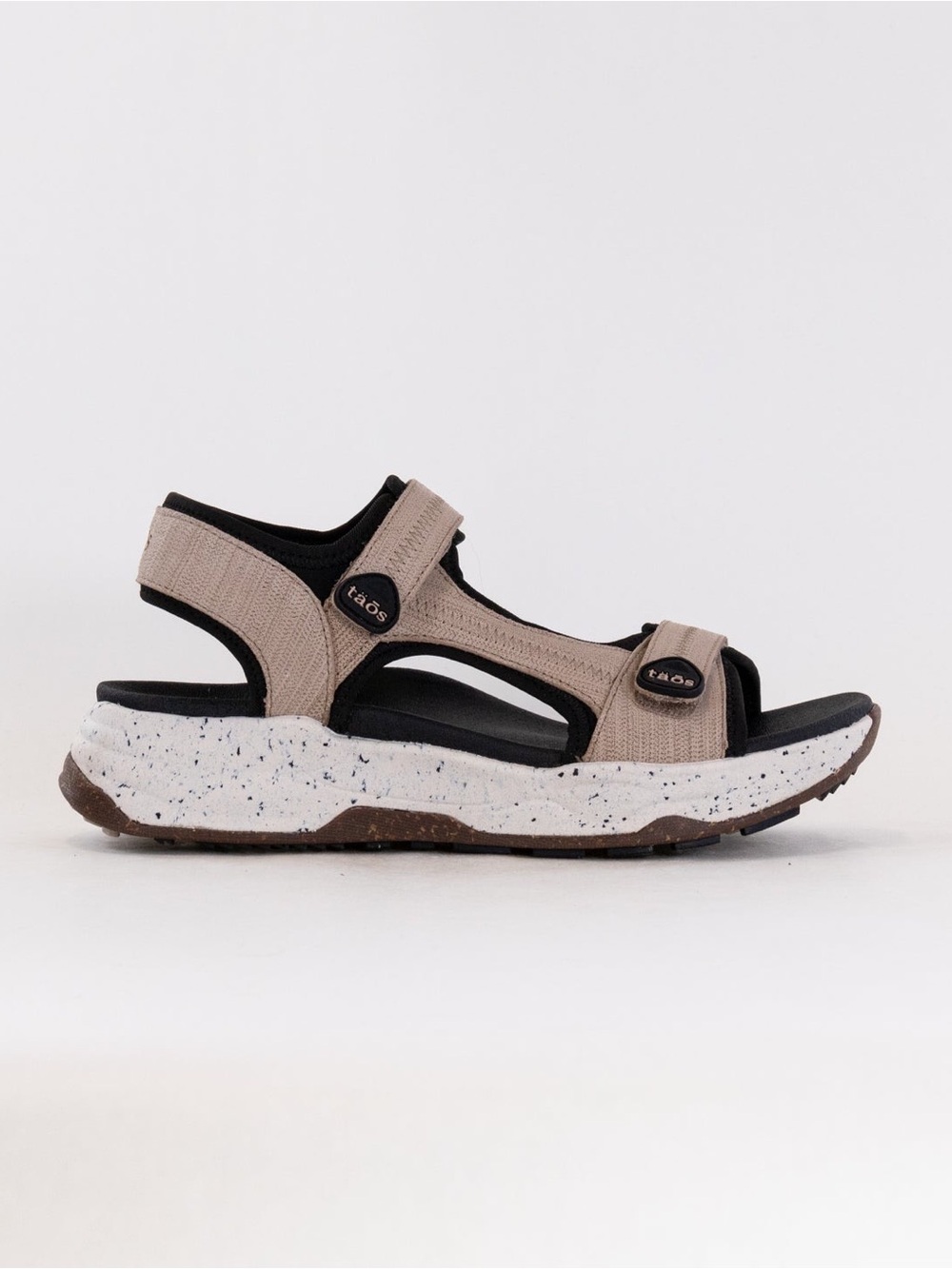 Taos Super Side Platform Sport Sandals Natural Emboss Women’s Size 8 NWOB